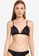 Les Girls Les Boys black Woven Cotton Triangle Bra 4AB71USAA2514AGS_1