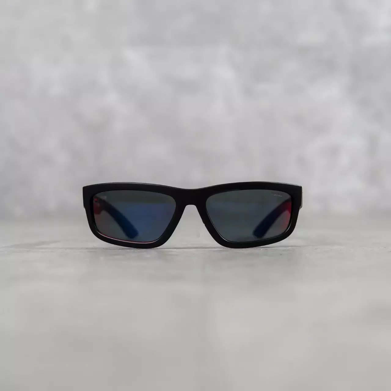 Kacamata PRADA LINEA ROSSA CARBON BLACK MIRROD RED SUNGLASSES 100% ORIGINAL - OS
