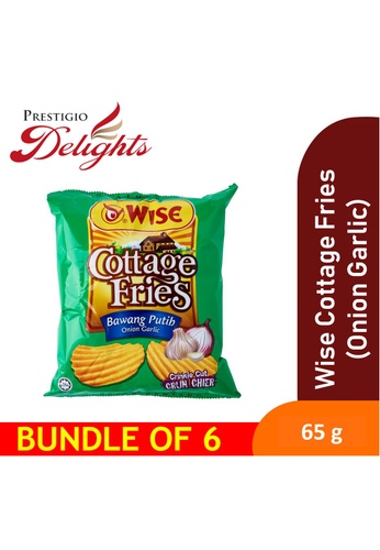 Prestigio Delights Wise Cottage Fries ( Onion & Garlic) 65g Bundle of 6 8F242ES9FDEF00GS_1