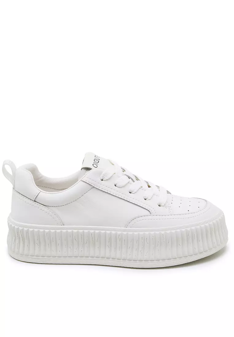 Platform Casual Leather Sneakers RX8891