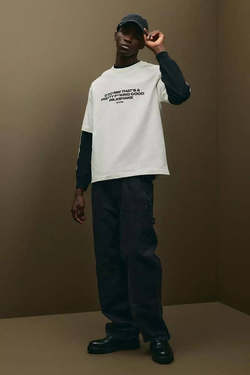 theredthread S loose fit sweat shirts THEREDTHREAD / ザレッド
