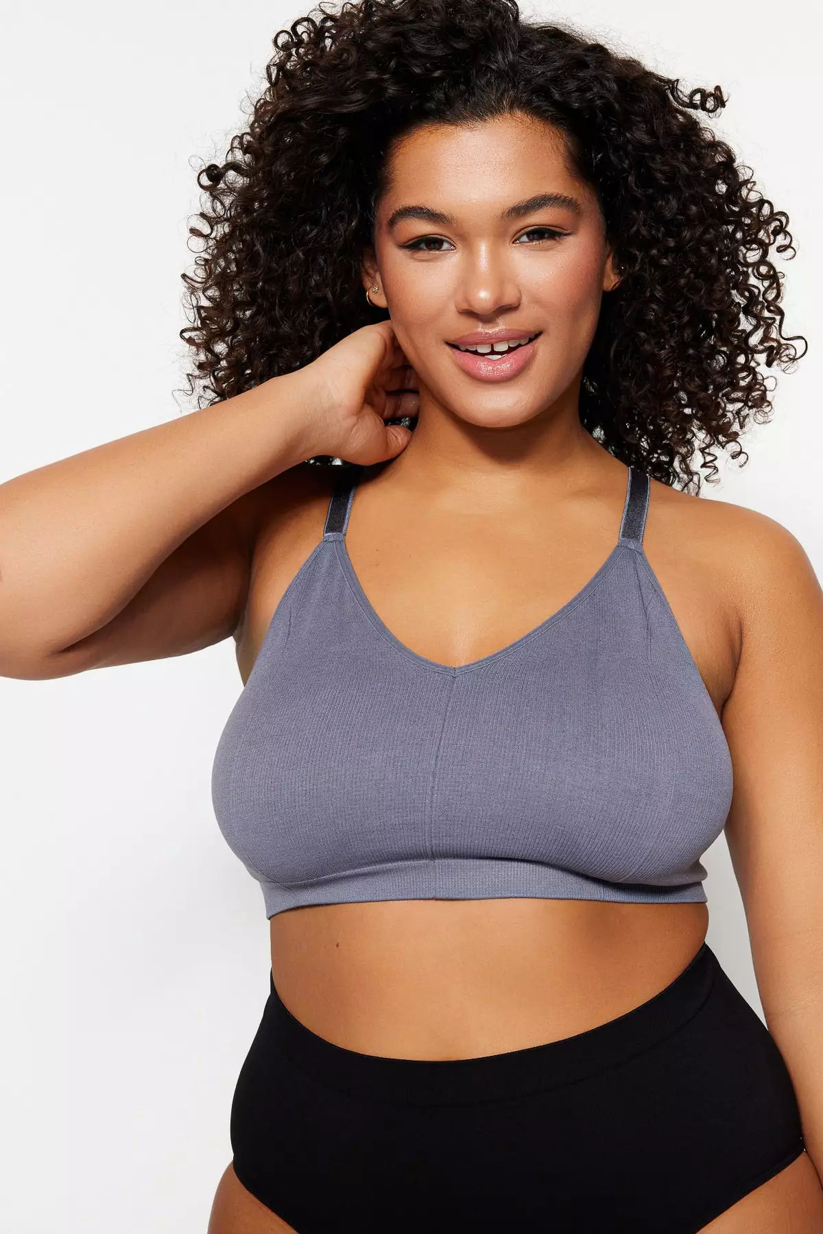 Plus Size Strappy Bralette