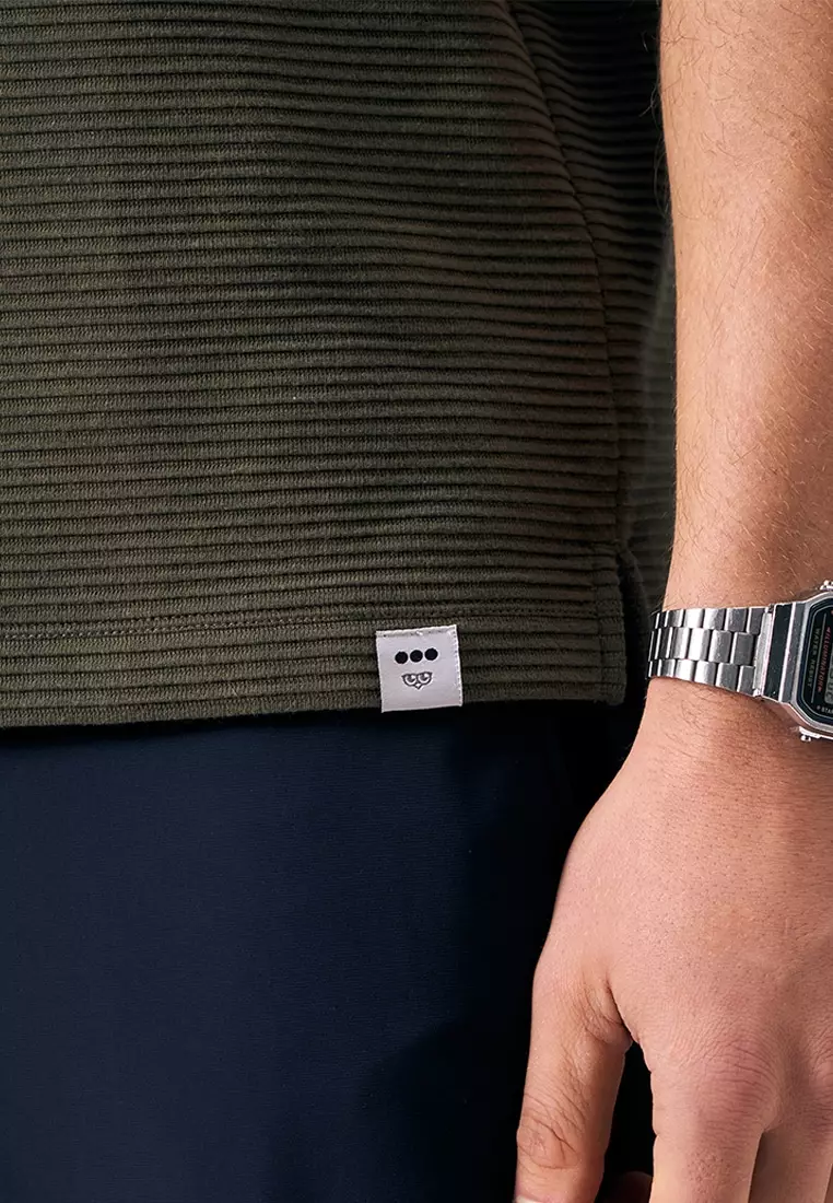 O.O.O. Textured Polo Shirt