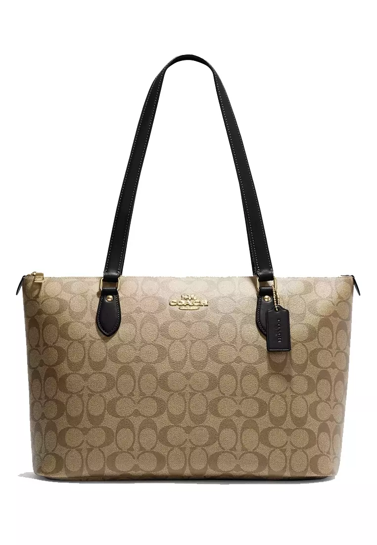 Coach signature tote clearance black