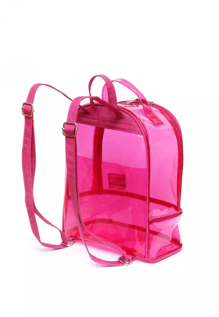 PVC Backpack Blanche