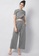 FabAlley grey Jersey Knotted Crop Top Pyjama Set 02A23AAAE6205EGS_5