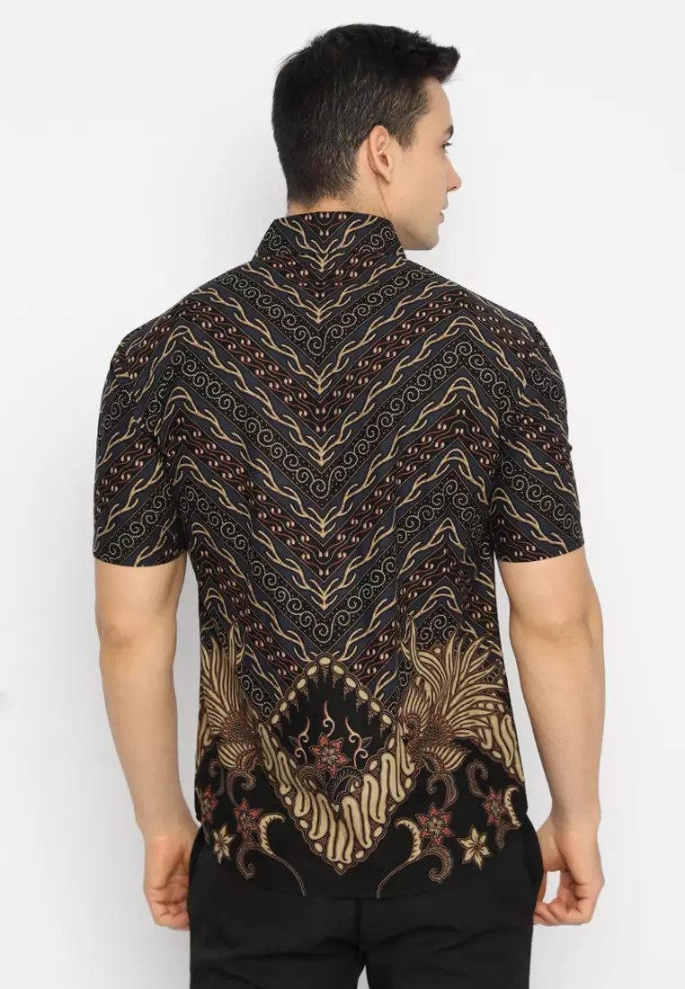 Kemeja Batik Slimfit Wardhana Lengan Pendek