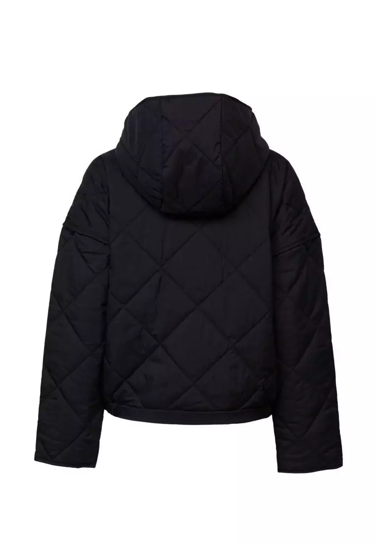 Esprit Quilted Jacket Black