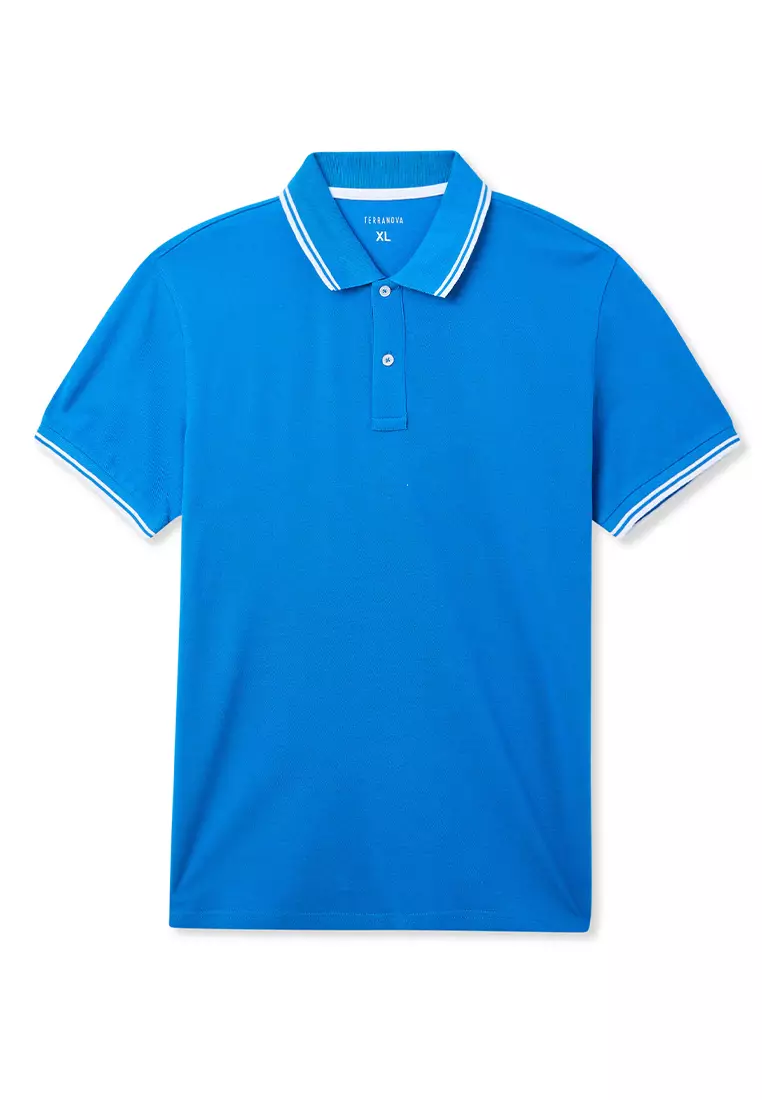 Man Short-Sleeved Polo Shirt