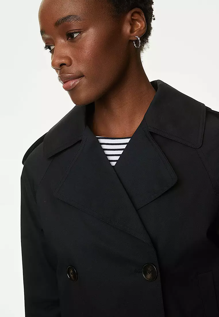 Cotton Rich Stormwear™ Short Trench Coat