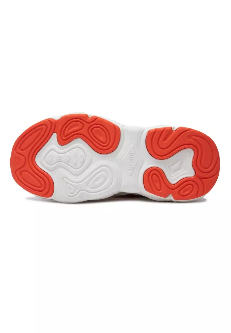 Chunky Sneaker Off-White/Red (Little Kids)