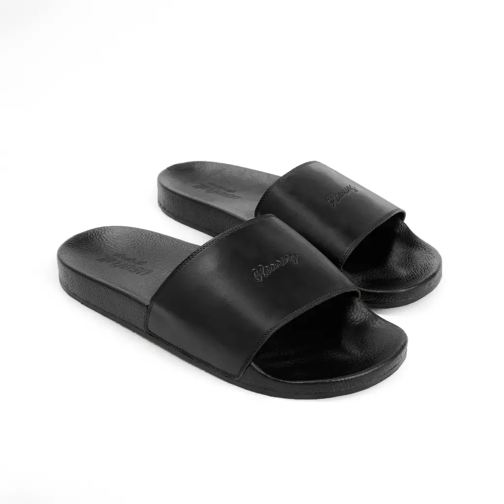 Gloaming Slip On T-Conver Black Sandal Slipper