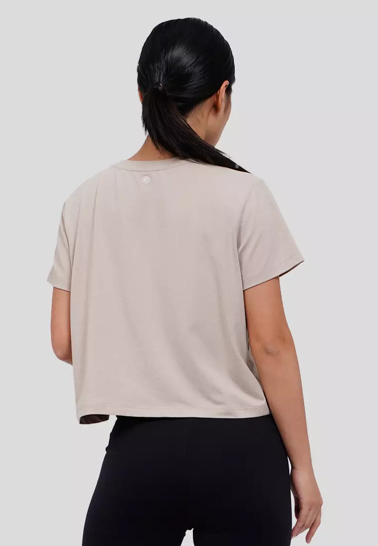 Short Sleeve Active Cropped T-Shirt