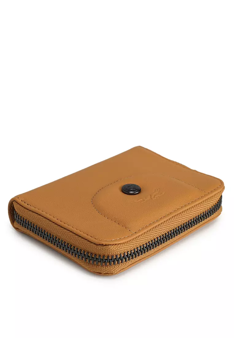 Le Pliage Cuir Zipped Card Holder (tr)