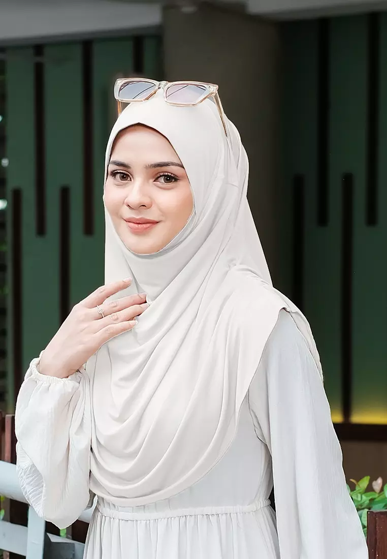 HIJAB INSTAN FATHIA - WHITE