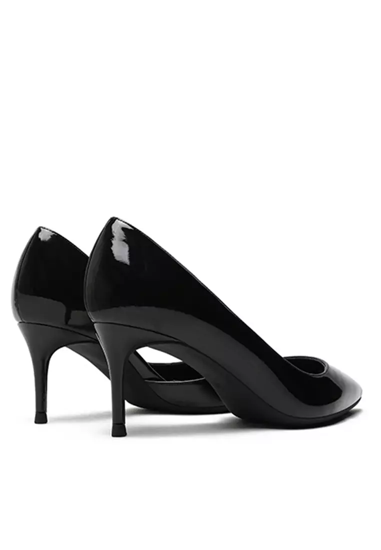 6CM Pointed Patent D'Orsay High Heel Shoes HZL164