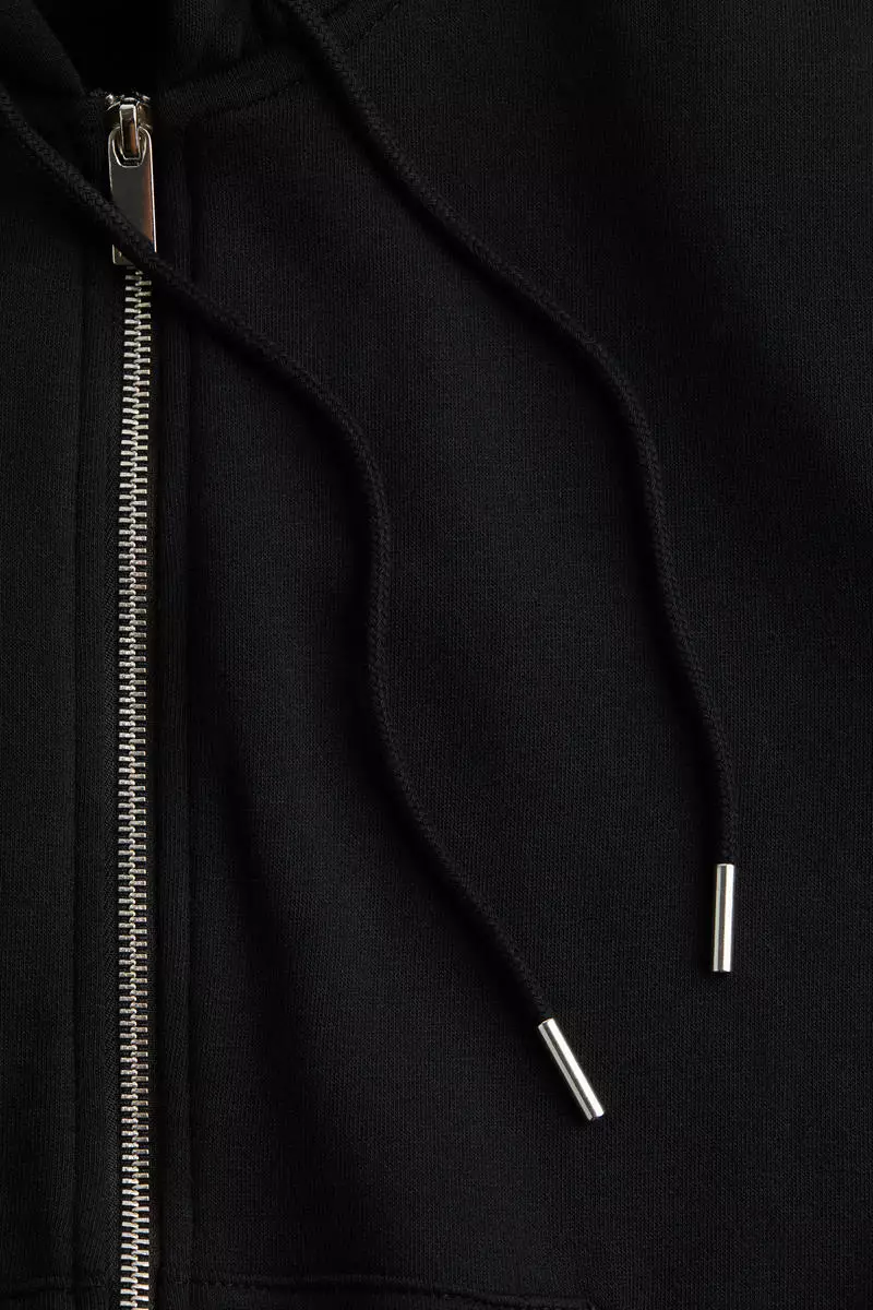 Zip-through hoodie