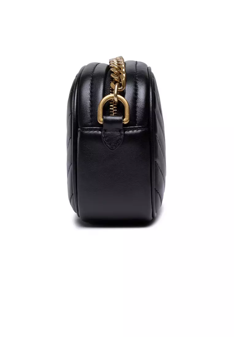 Buy Tory Burch Tory Burch Kira Chevron Camera Bag Black 90450 2024