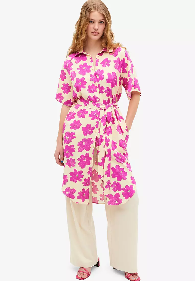 Monki balloon top sleeve kimono jacket