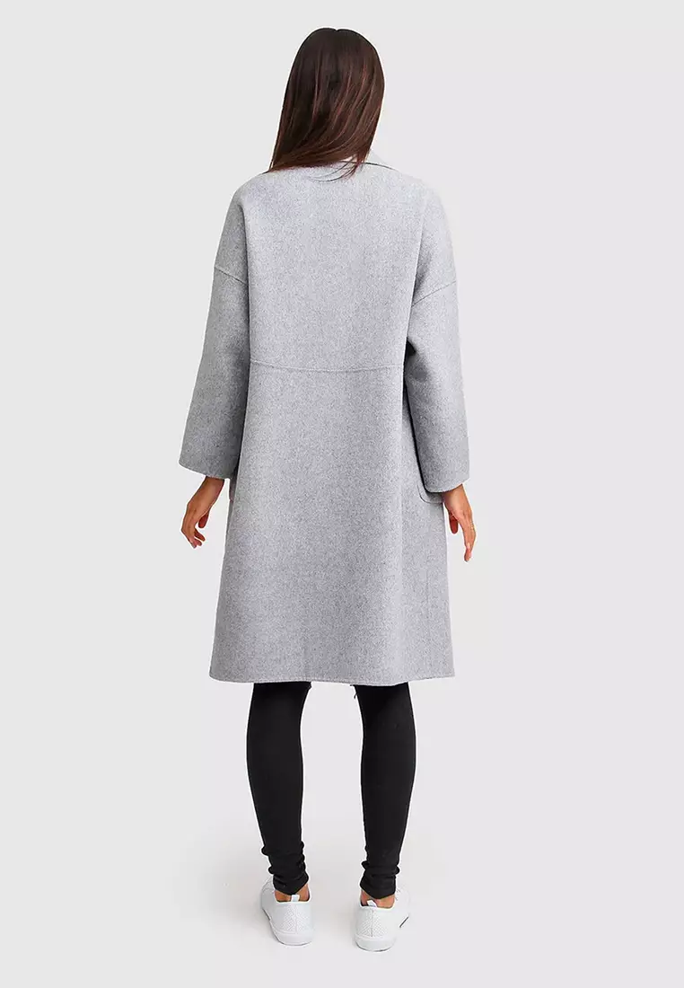 Publisher Double-Breasted Wool Blend Coat