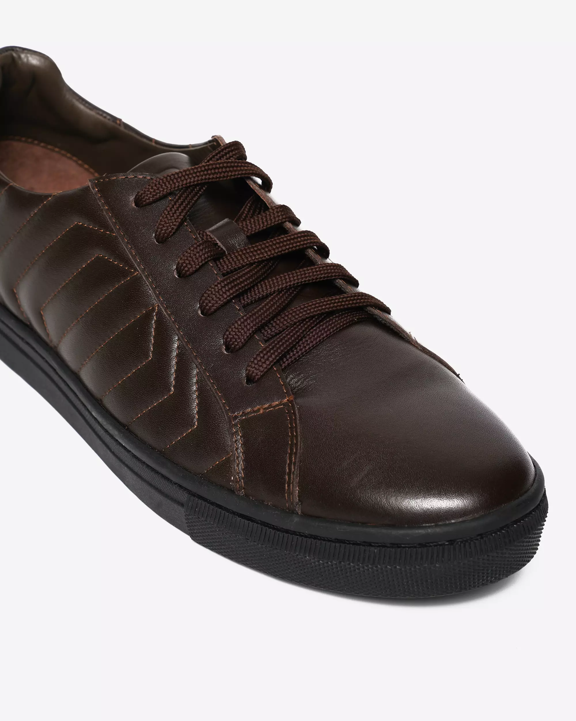 Buccheri Yunan Lace Ups Men Dark Brown