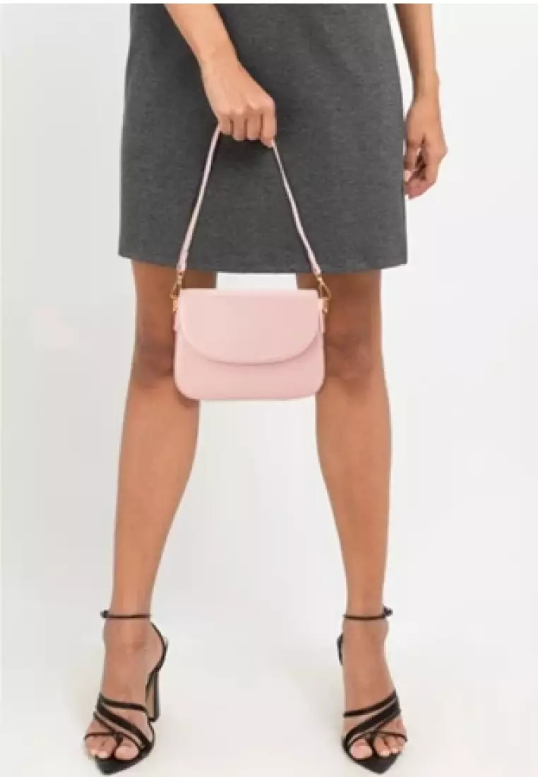 Nicole Lee Tas Wanita Selempang Bahu Tas Kerja Hand Bag 3721508901PNK