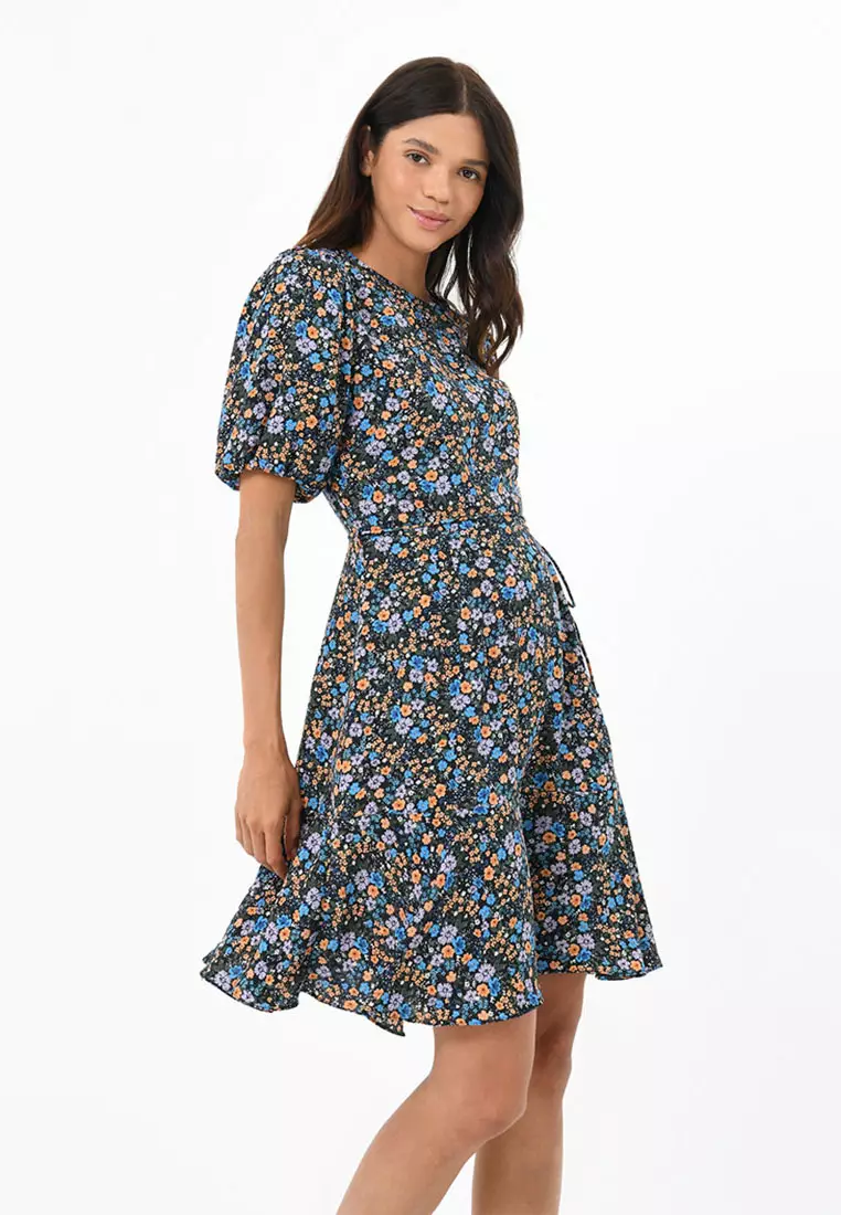 Oasis petunia floral shirt dress new arrivals