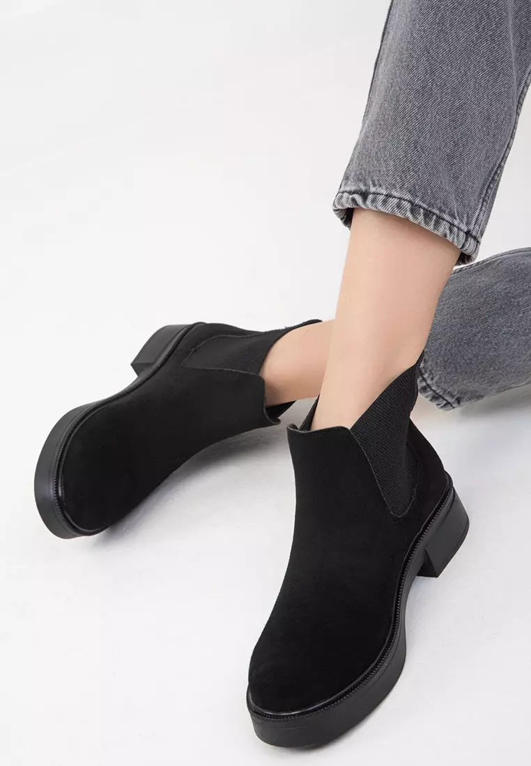 Panel Ankle Boots