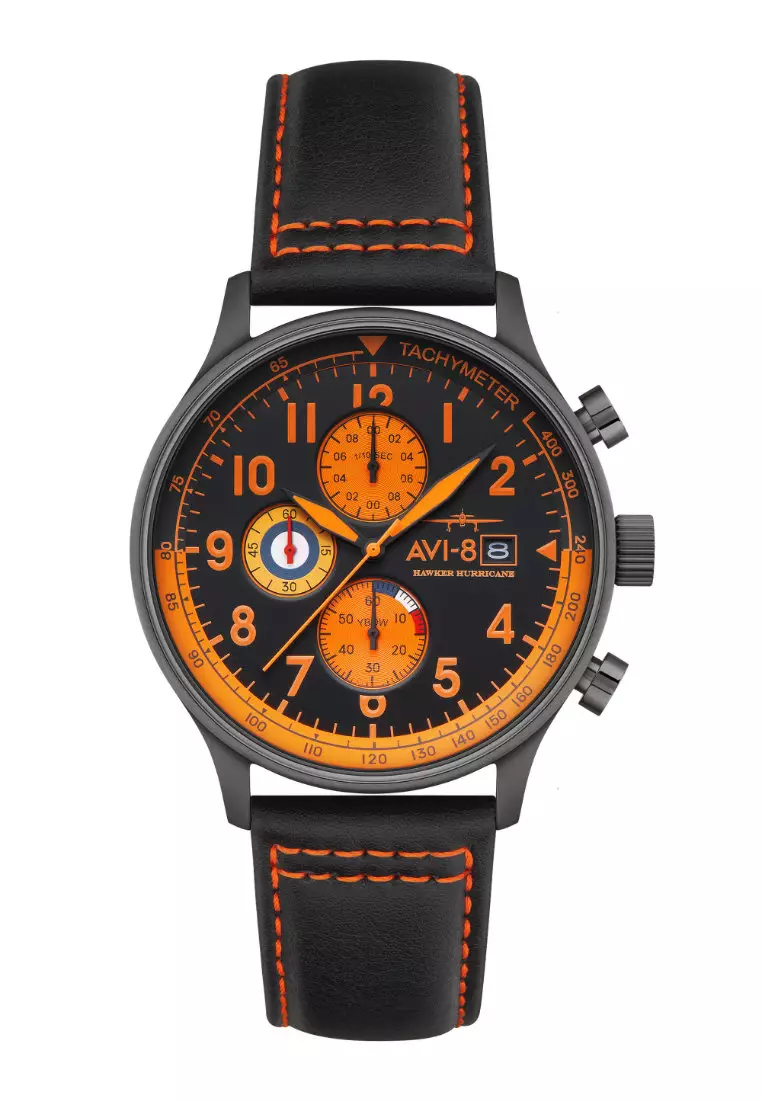 AVI 8 AVI 8 Men s 42mm Hawker Hurricane Classic Chronograph Watch