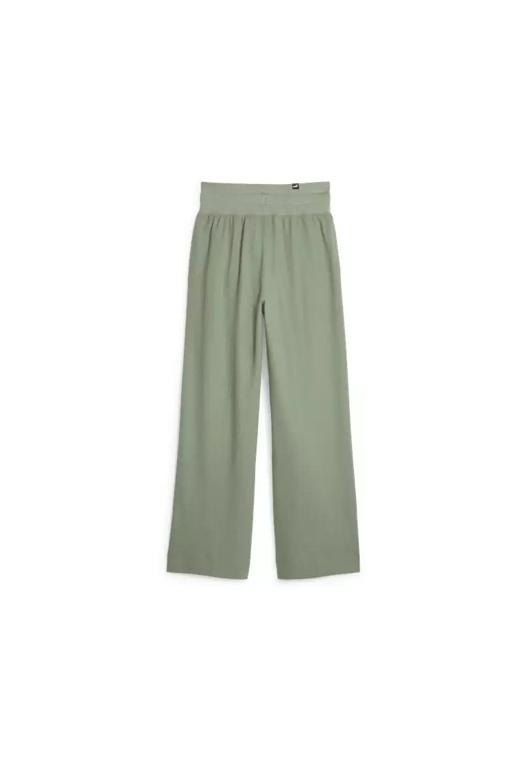 HER 女子高腰針織長褲