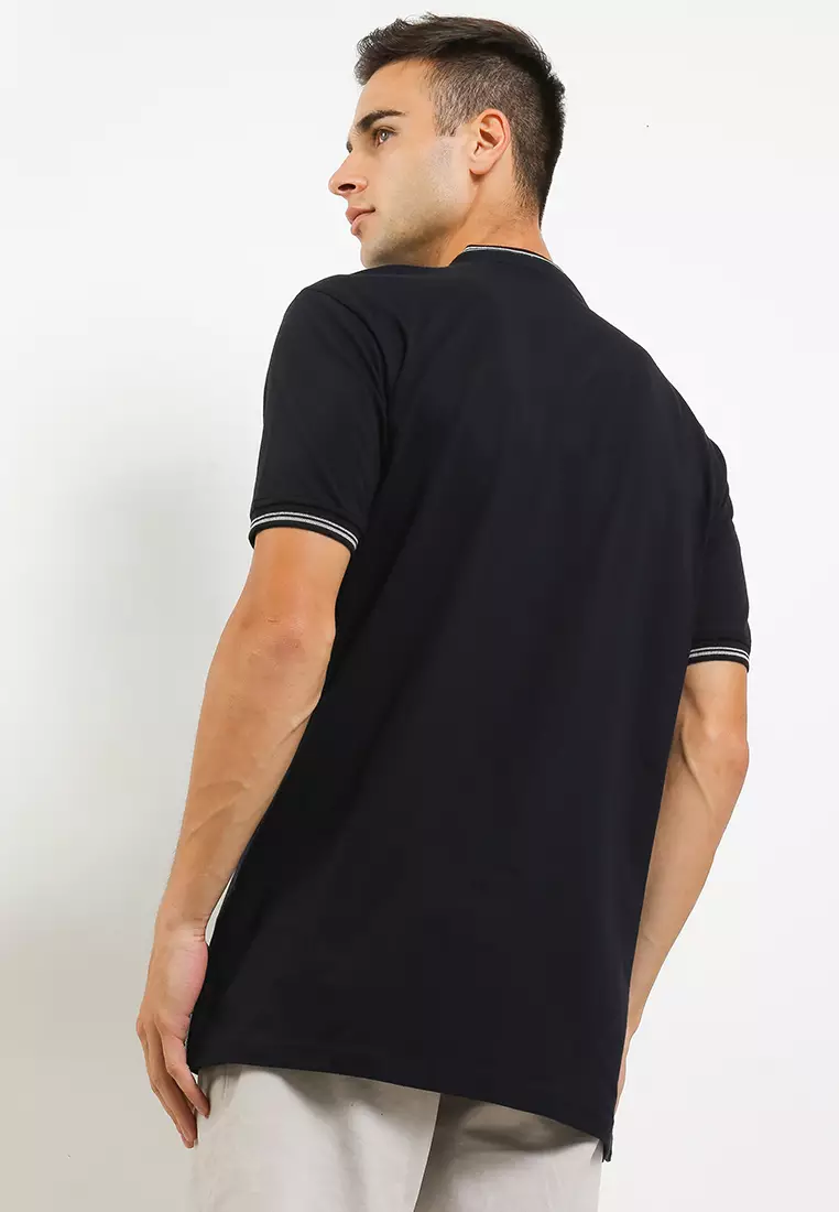 CF Polo Shirt - Mandarin Collar