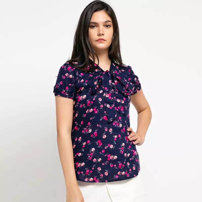 Sophistix Tini Blouse in Navy