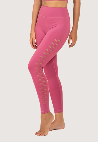 Jual Nya Nya High Waist Niki Leggings Pink Original Zalora Indonesia
