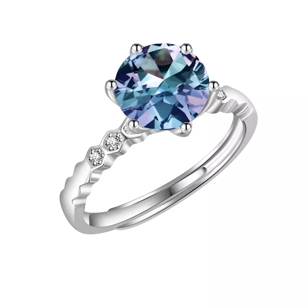 [ Alexandrite Collection ]  Alexandrite Ring WG - Cincin Alexandrite s925 by Her Jewellery
