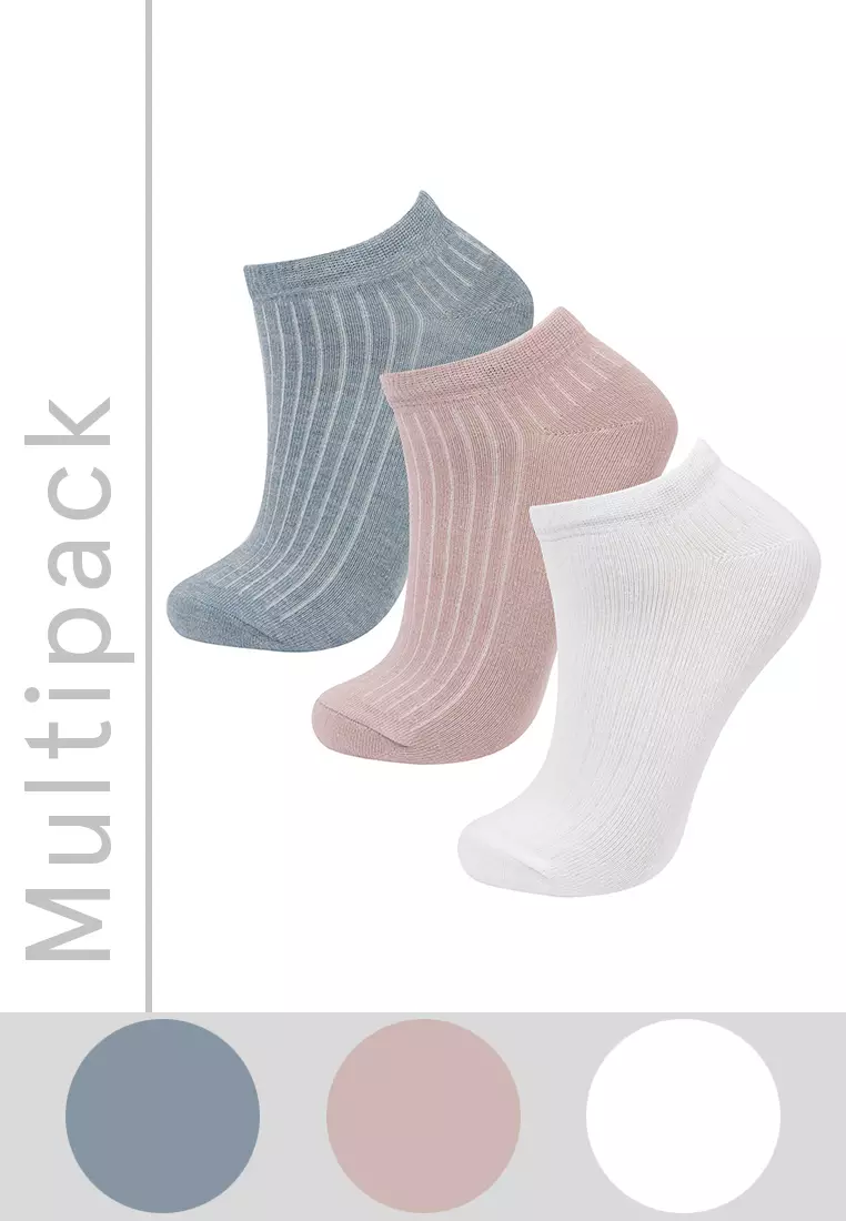 Comfy Multipack – 3 Pairs of Short Socks, Multipack