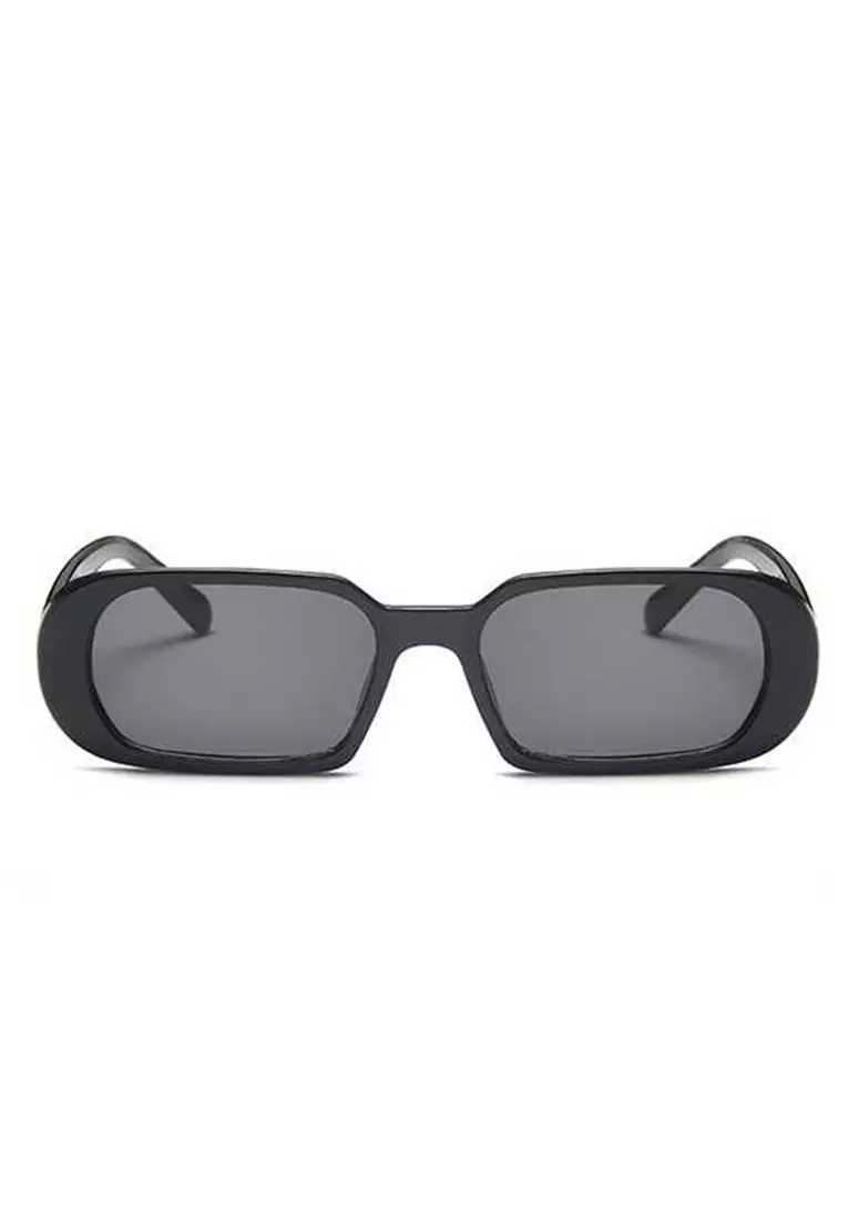 Mackenzie Kacamata Oval Frame Sunglasses Material PC ORIGINAL - Black