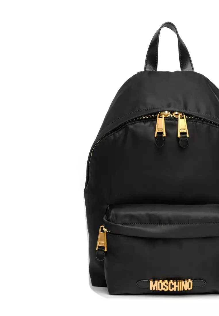 Moschino hotsell backpack leather