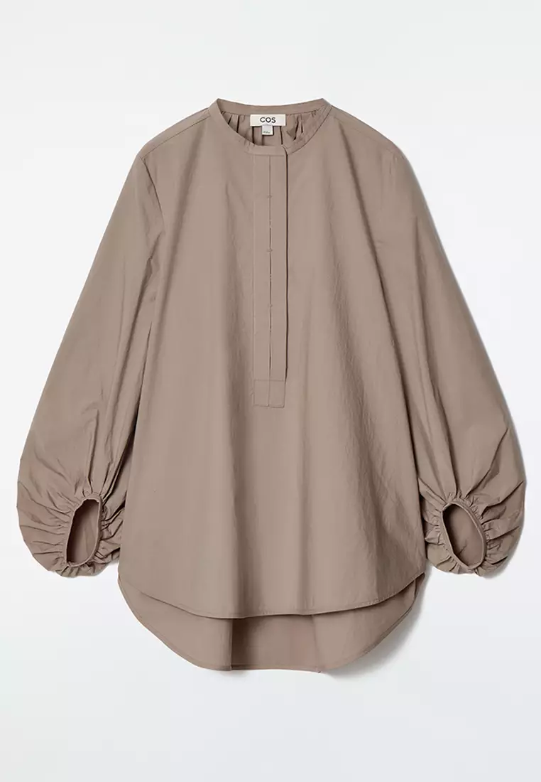 Buy COS Balloon Long-Sleeved Blouse 2025 Online | ZALORA