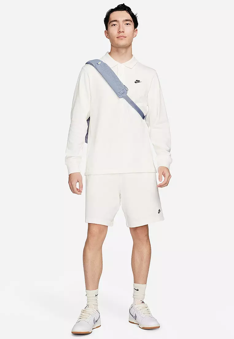 Buy Nike Club Knit Long Sleeve Polo Shirt 2024 Online | ZALORA Philippines