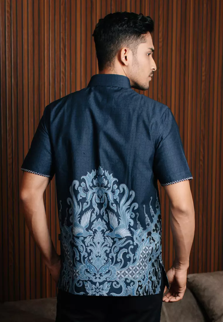 Hadinata Embroidery Batik Kemeja Pendek Davanka Dinea