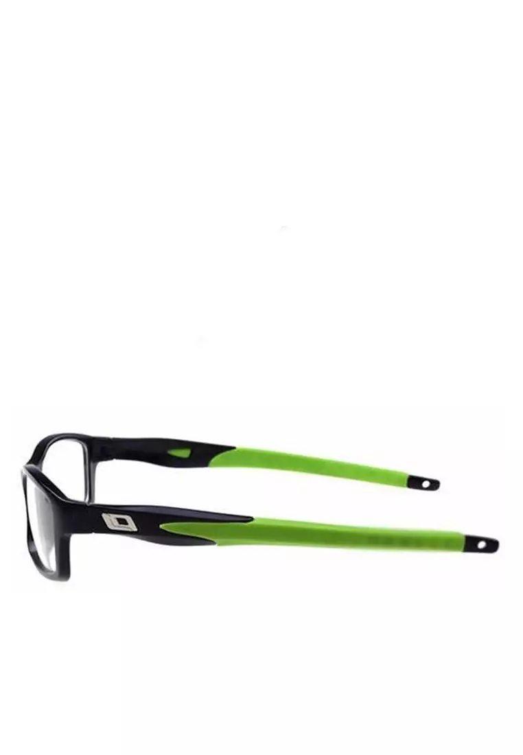 Mackenzie Frame Kacamata Unisex Titanium Style Clear Lens Material Plastik ORIGINAL - Black Green