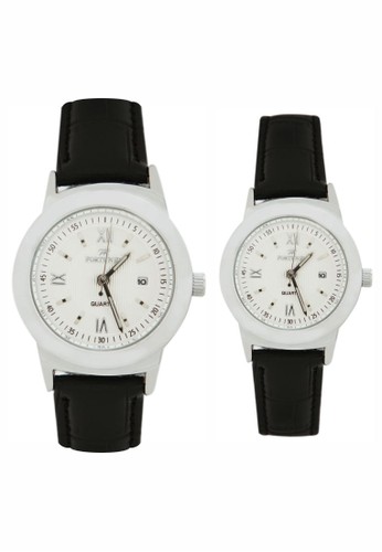 Fortuner Watch Jam Tangan Pria dan Wanita FR CK4856B Silver