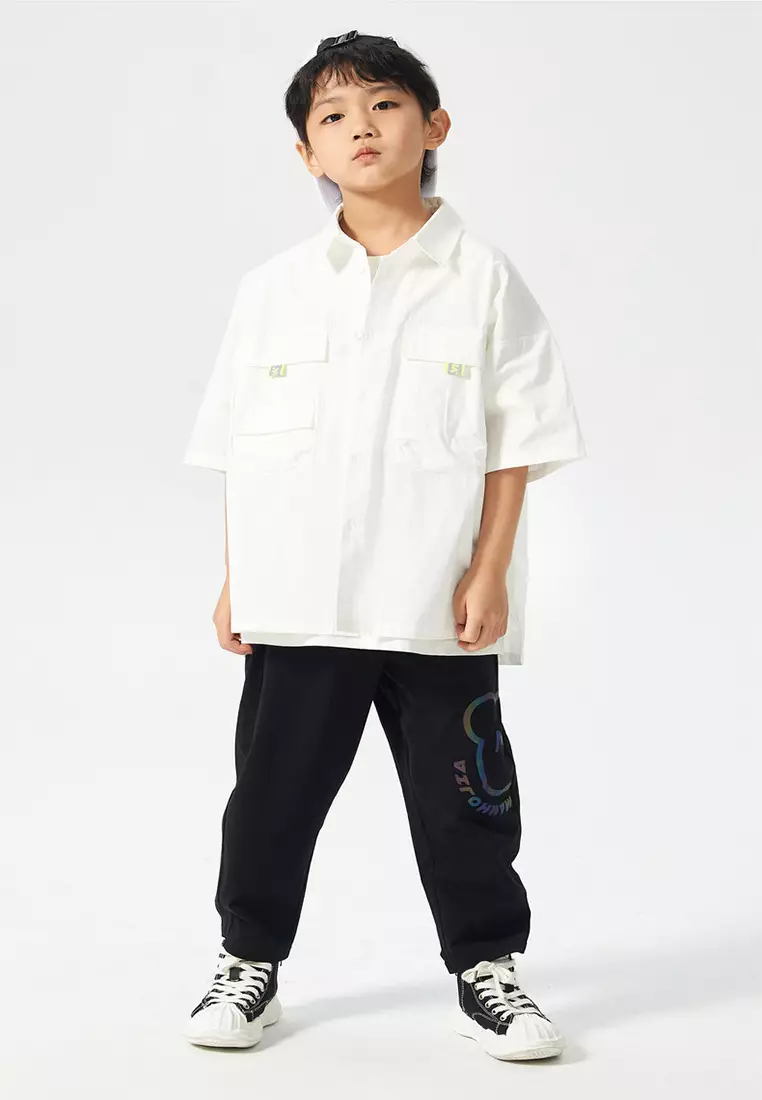 Graphic Printed Cotton Pants