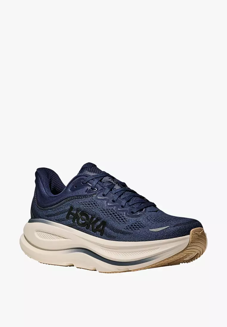 Bondi 9 Wide Men's Running - Midnight Blue/Varsity Navy