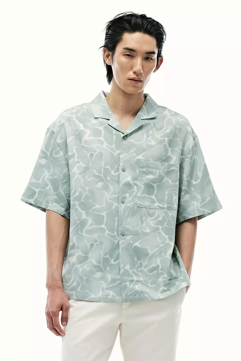 Loose Fit Patterned resort shirt