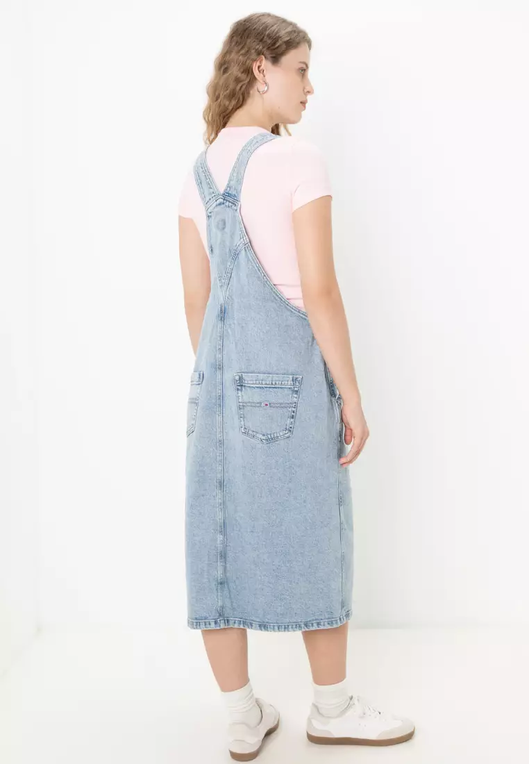 Dungaree Midi Dress - Tommy Jeans