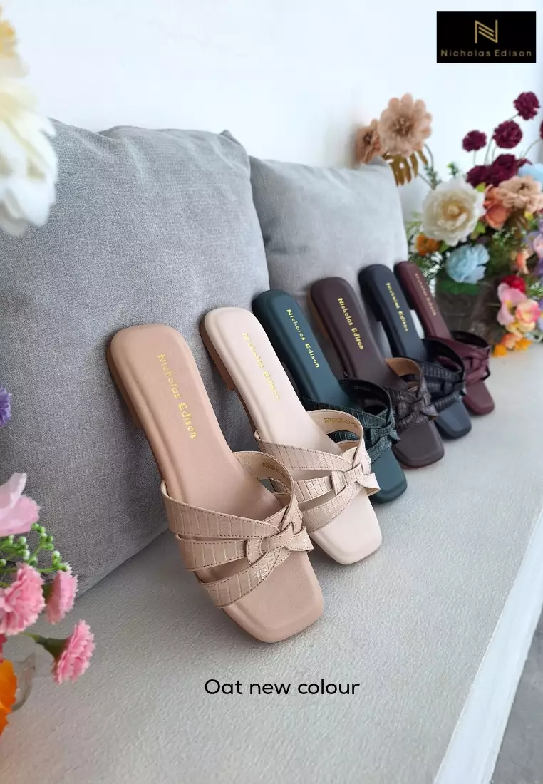 Nicholas Edison Sandal Costa Cream