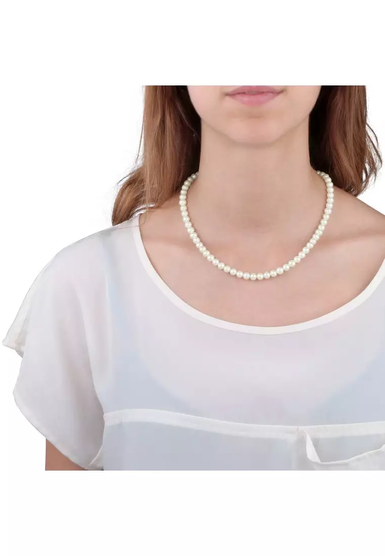 Morellato Perla 450mm Women's Silver 925 Pearls Necklace SANH01