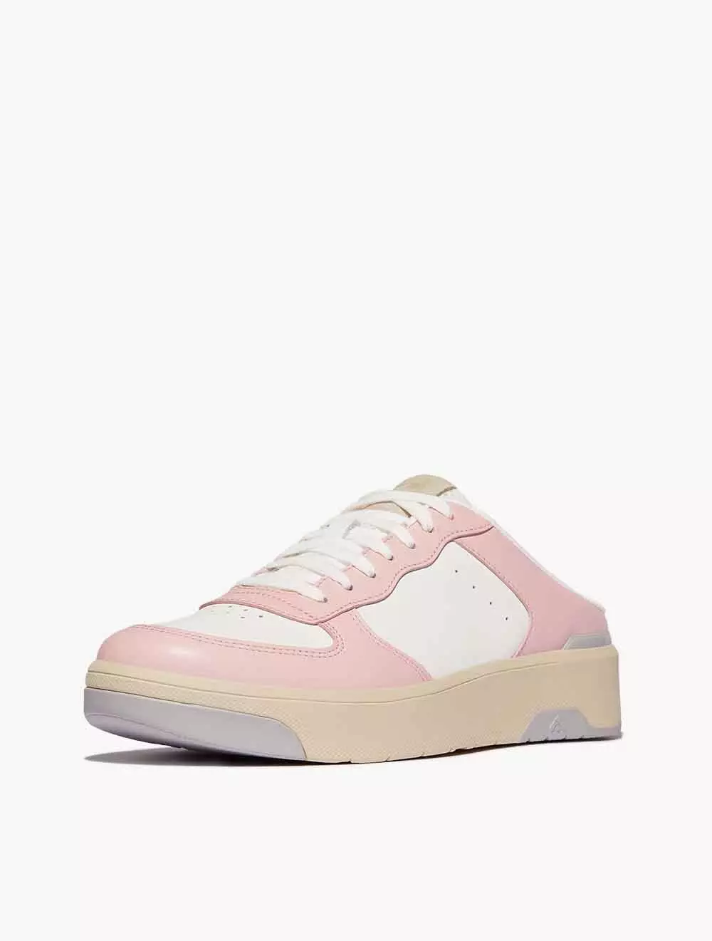 Jual FitFlop Fitflop Rally Evo Leather Sneaker Mules Clay Pink