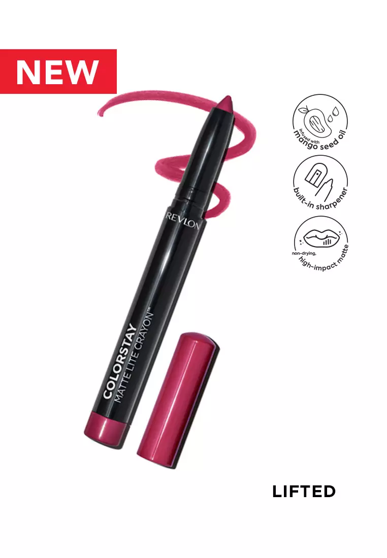 Discount on Revlon  shoes - SKU: Revlon Colorstay Matte Lite Crayon™ All-Day Wear, Smudge-Proof, Water-Resistant Lifted